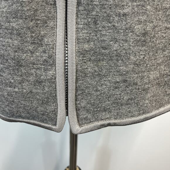 Geiger Pure Full Zip Cardigan Sweater Jacket size 36 6 Gray Silver Wool Austria - Picture 6 of 10